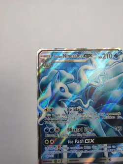 Alolan Ninetales GX 132/145 Full Art Rare NM | Pokemon Guardians Rising 2017 - Image 3