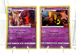 Gourgeist 77/203 & Mismagius 59/189-Halloween Stamp Trick or Trade Holo Pokemon - Image 1
