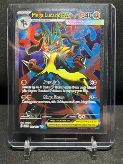 Mega Lucario ex 160/132 Full Art Ultra Rare Holo Pokemon 2025 Mega Evolution NM - Image 1