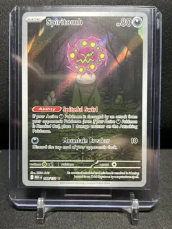 Spiritomb 148/132 IR Illustration Rare Holo Pokemon 2025 Mega Evolution NM - Image 1
