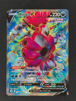 Hoopa V (Full Art) #253/264 Pokemon SWSH08: Fusion Strike 2021 NM 🔥 - Image 1
