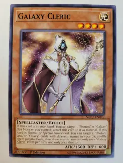 Galaxy Cleric (SOFU-EN010) - Common - 1st Edition Yugioh LP - Image 1