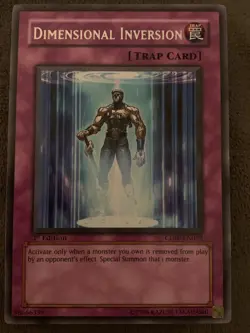 YuGiOh DIMENSIONAL INVERSION CDIP-EN052 Rare 1st edition! Near Mint/Mint - Image 1