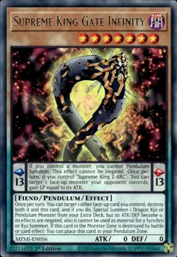 5x Supreme King Gate Infinity MZMI-EN056 Rare 1st Ed NM - Yugioh! - Image 1