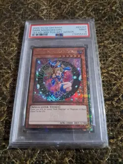 2025 Yu-Gi-Oh RA04 DARK MAGICIAN GIRL 1ST EDITION-3RD TCG ART -QCSCR PSA 9 MINT - Image 1
