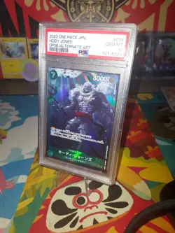 One Piece Op06-035 Hody Jones Alternate Art Japanese Psa 10 - Image 1