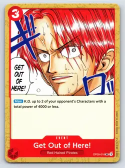 One Piece - OP09-018 - Get Out of Here! - UC - US Seller - Image 1