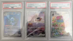 PSA 9 Sequential Set Charizard Venusaur Blastoise ex SAR Pokemon Card 151 2023 - Image 1