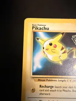 Pikachu #4 Black Star Promo First Movie WB Stamp Pokemon Card - HP - Image 4