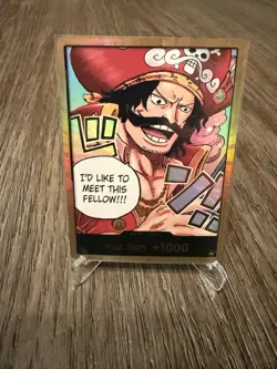 DON!! Card (Gol.D.Roger) (Gold) Carrying On His Will Foil - Image 1