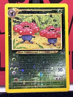 Vileplume 17/18 Southern Islands Reverse Holo SWIRL Promo Pokemon Card - Image 3