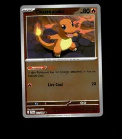 Charmander 011/094 - Phantasmal Flames - Reverse Holo Near Mint Pokemon Card TCG - Image 1