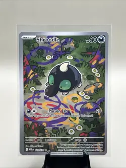 Pokemon Shroodle 149/132 Me01: Mega Evolution Holo Illustration Rare 2025 Card - Image 1
