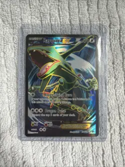 Pokemon TCG Rayquaza EX Full Art Ultra Rare Card Roaring Skies 104/108 - Image 1