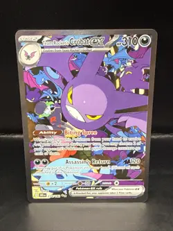 Pokemon Team Rockets Crobat EX Sir Holo Card 234/182 Destined Rivals Series B - Image 1
