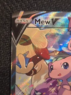 Pokemon Mew v Holo Alternative Art Ultra Rare TCG Fusion Strike Card 251/264 - Image 5