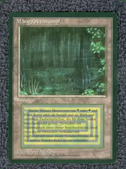 BAYOU German FBB DUAL LAND plus 4 Magic the Gathering MTG NM Unplayed - Image 1