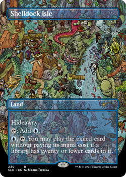 Shelldock Isle (230) - Foil - Borderless x1 - Secret Lair Drop Series - NM-Mint, - Image 1