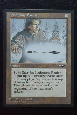 Magic The Gathering MTG LODESTONE BAUBLE Alliances LP Lightly Played - Image 1