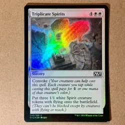 MTG ~ FOIL ~ Triplicate Spirits ~ M15 Magic Core Set 2015 ~ #040/269 ~ LP+ - Image 1