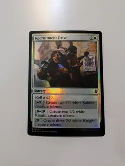 MTG - Recruitment Drive (Foil) - Baldur's Gate NM/M Condition - Image 1