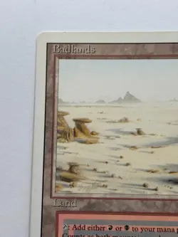 Badlands Revised Edition Rare - MTG Magic The Gathering MP - Image 3