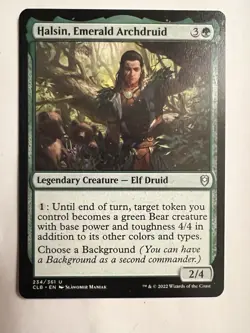 Halsin, Emerald Archdruid 234/361 Battle for Baldur's Gate CLB MTG Magic NM - Image 1