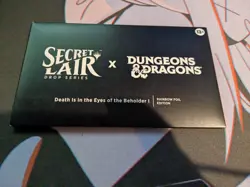 MTG Secret Lair: D&D: Death Is In The Eyes of the Beholder I - Rainbow Foil - Image 1