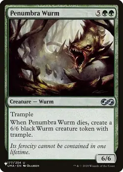Penumbra Wurm x4 4x Mystery Booster 2 NM MTG - Image 1