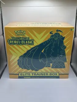 Pokemon TCG Rebel Clash Elite Trainer Box (ETB) [Factory Sealed & Authentic] - Image 1