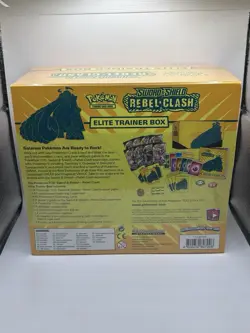 Pokemon TCG Rebel Clash Elite Trainer Box (ETB) [Factory Sealed & Authentic] - Image 2