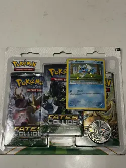 Pokemon TCG XY Fates Collide 3 Booster Pack Blister Froakie Promo SEALED - Image 1