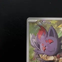 N’s Zorua SVP 189 Journey Together Pokemon Center Stamped Black Star Promo NM - Image 2