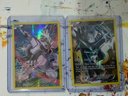 Pokemon TCG Palkia & Dialga XY75 XY77 Full Art Black Star Promo NM - Image 1