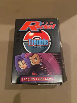 Nintendo Pokemon Team Rocket Double Trouble Theme Deck BOX ONLY - Image 1