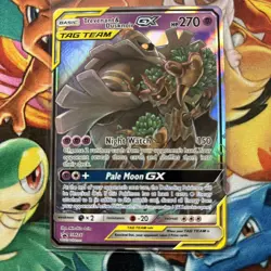 Pokemon Trevenant & Dusknoir GX SM217 Sun & Moon Black Star Promo Tag Team NM/M - Image 1