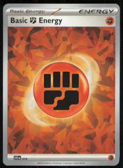 Basic Fighting Energy SVE 014 Cracked Ice Holo Scarlett & Violet Pokemon TCG NM - Image 1