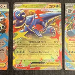 Mega Venusaur EX, Mega Heracross EX, Mega Kangaskhan EX promo - Pokemon Lot - Image 4