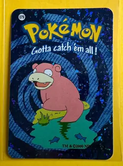 SLOWPOKE Pokemon Pocket Monsters Japanese Vending Prism Sticker Holo LP Foil 🔥 - Image 1