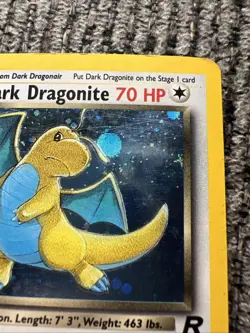 Dark Dragonite 5/82 Team Rocket Holo Pokemon Vintage 🔥🔥🔥 - Image 5
