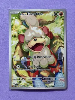 TCG Pokemon English IR Hisuian Growlithe 181/167 Sv06: Twilight Masquerade - Image 1