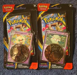 Pokemon TCG: Phantasmal Flames Cottonee Promo Blister Pack (Sealed) Lot of 2 - Image 1