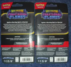 Pokemon TCG: Phantasmal Flames Cottonee Promo Blister Pack (Sealed) Lot of 2 - Image 2
