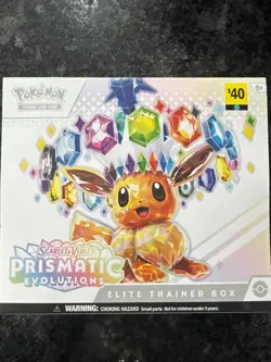 Pokemon TCG Scarlet Violet Prismatic Evolutions Elite Trainer Box ETB New Sealed - Image 1