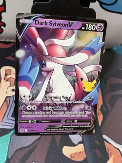 Pokemon TCG Dark Sylveon V SWSH134 Full Art Black Star Promo Rare Holo NM - Image 1