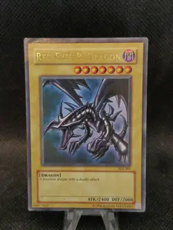 Red-Eyes B. Dragon (SDJ-001) Unlimited Edition - Ultra Rare - Moderately Played - Image 1