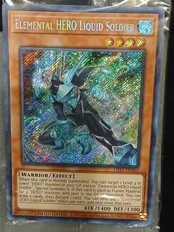 Yu-Gi-Oh! Elemental Hero Liquid Soldier LDS3-EN103 SR MP - Image 1