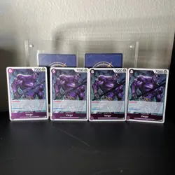 4x Vergo The Azure Sea's Seven OP14-061 Playset X4 One Piece Play Set TCG - Image 1