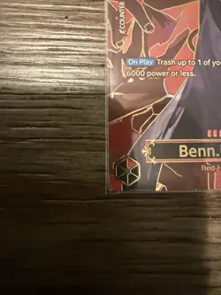 Benn.Beckman [SP] OP09-009 One Piece - Carrying on His Will (OP-13) 2025 English - Image 5