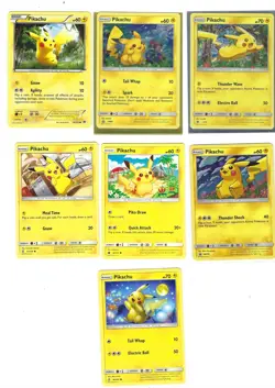 Pikachu Pokemon Card Lot - 16 Cards from Various Sets - holo rare common - Image 3
